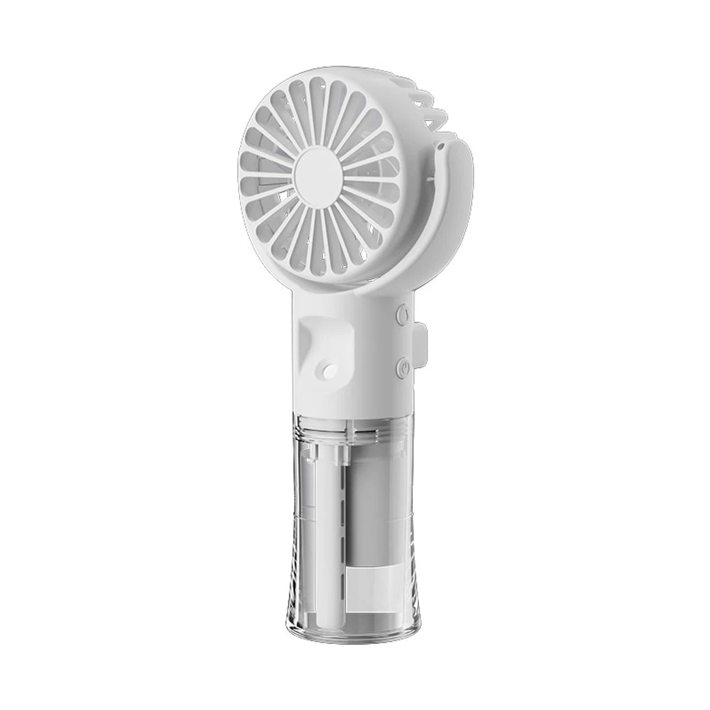 Portable Humidifier Fan Mini Water Mist Fan USB Rechargeable Mini Portable Handheld Fan with Humidifier Small Pocket Hand Fan